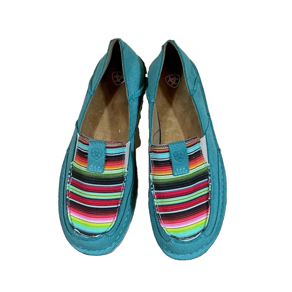 Ariat Cruiser in Teal Suede/Serape New Cowgirl Aztec Women’s Size 9 - NWOB Shoes